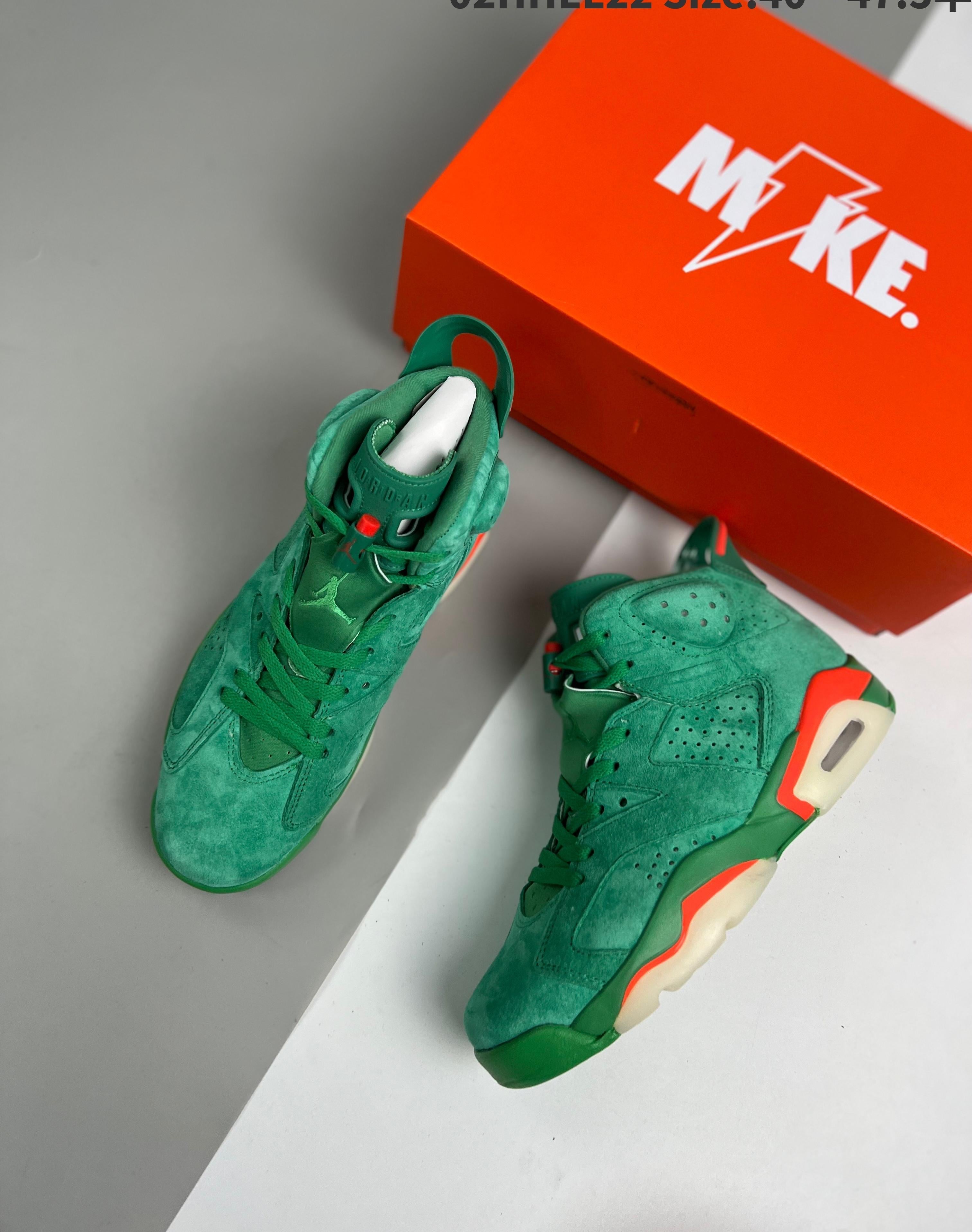 Air Jordan 6 Retro Nrg Green Suede Gatorade 40-47