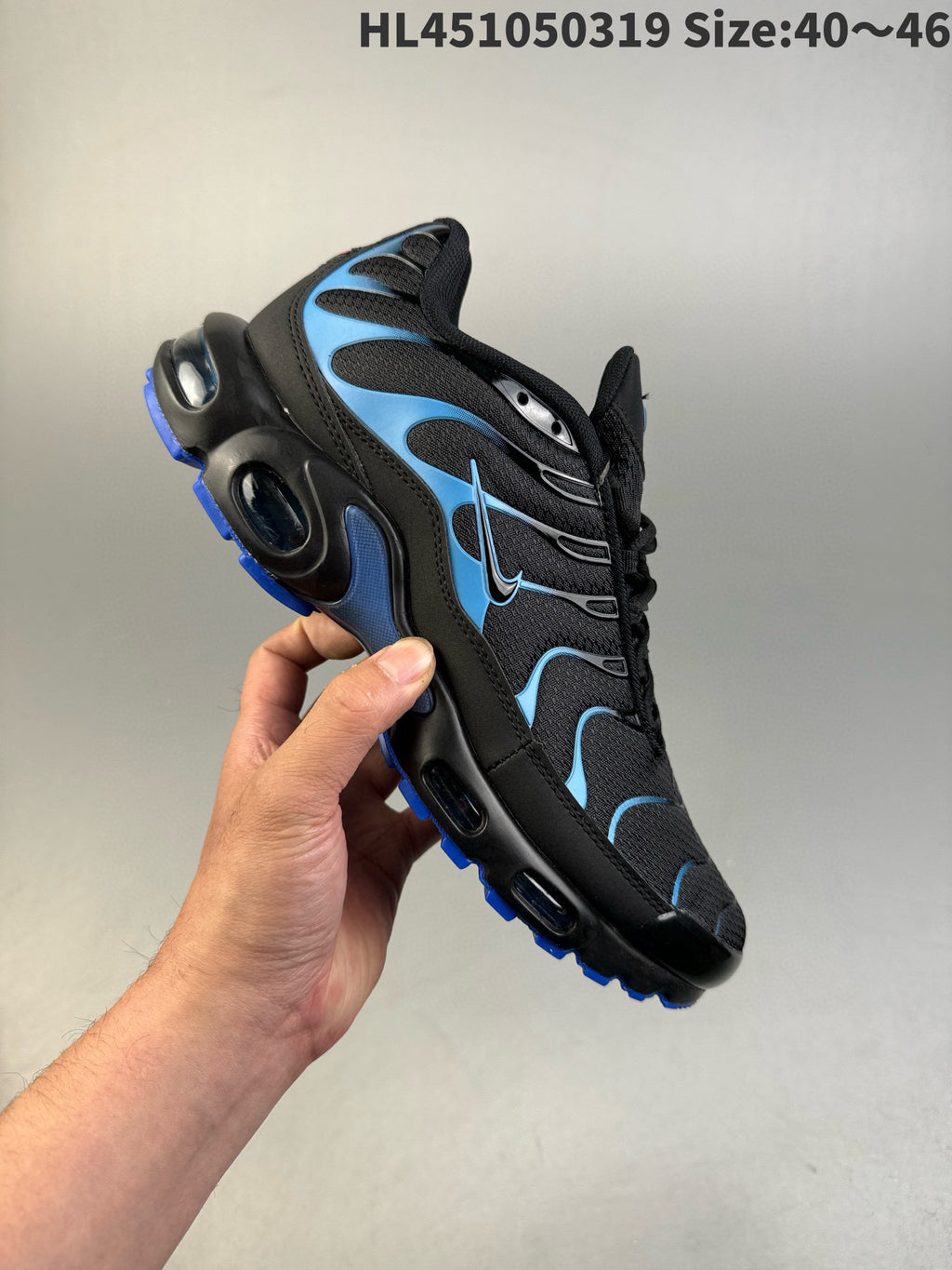 Air Max Tn Plus Black University Blue 40-46