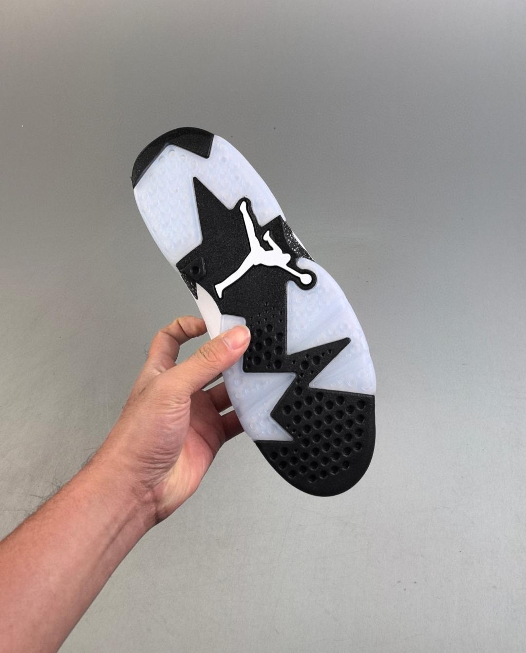 Real Leahter With Half Air Jordan 6 Retro Reverse Oreo 40-47