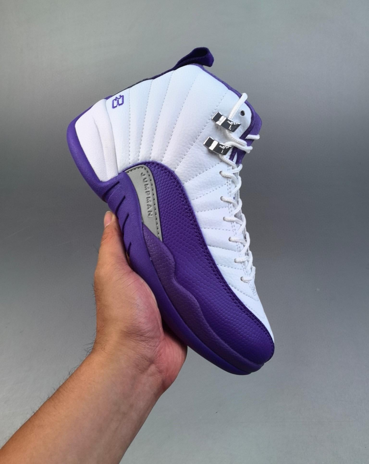 Air Jordan 12 Retro Black Wolf Grey 40-47