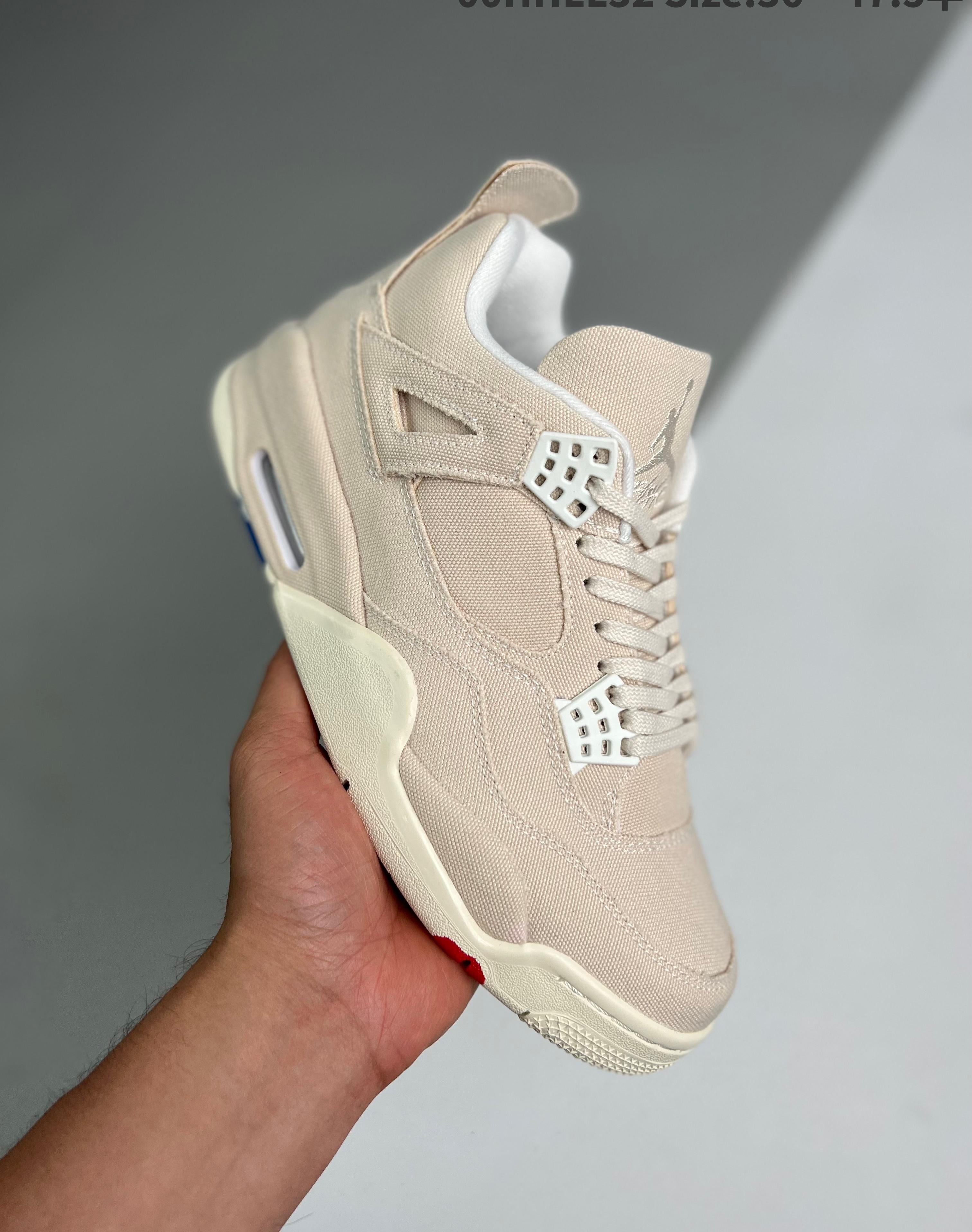 Air Jordan 4 Wmns Sail Canvas 36-47