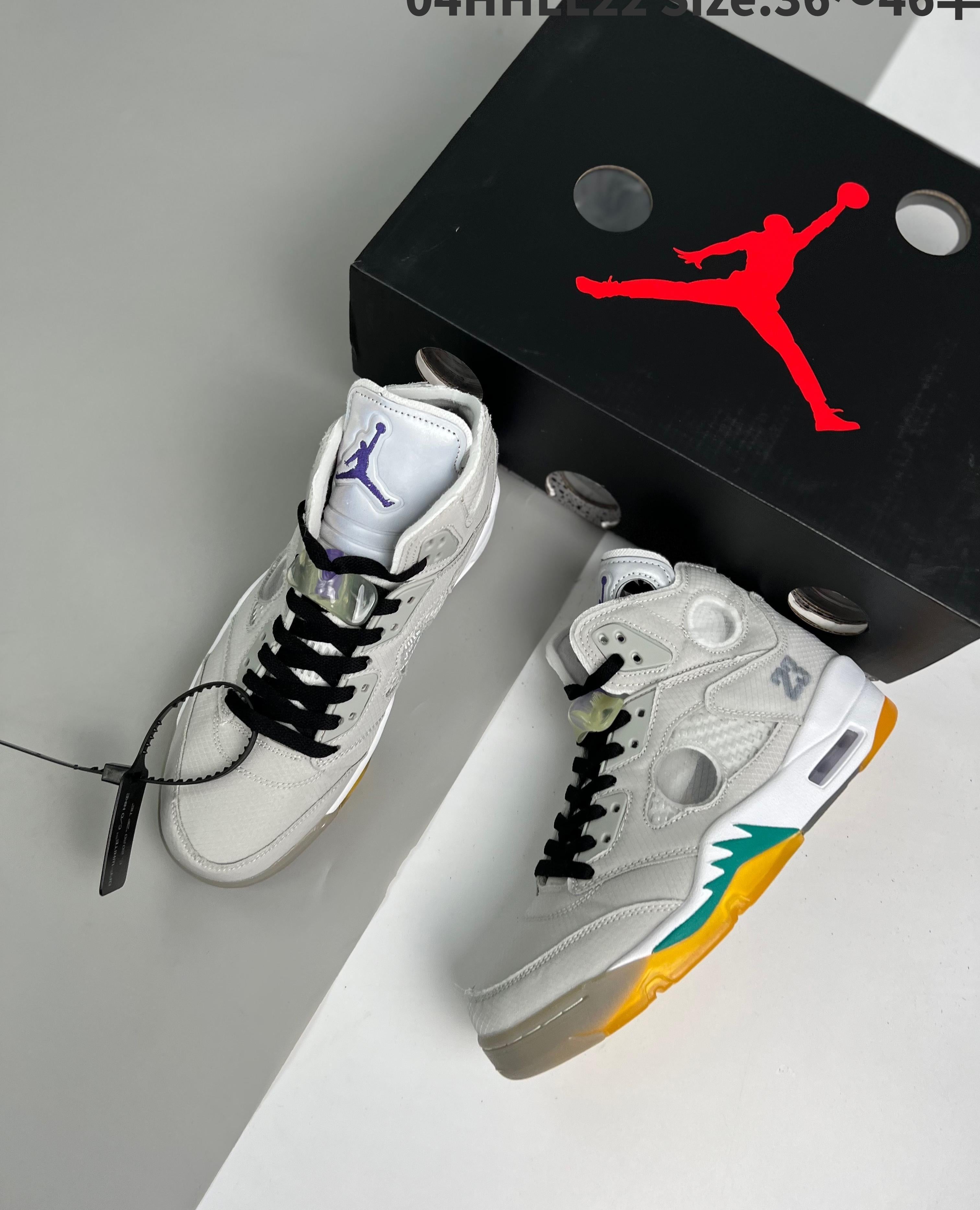 Off-white X Air Jordan 5 36-46