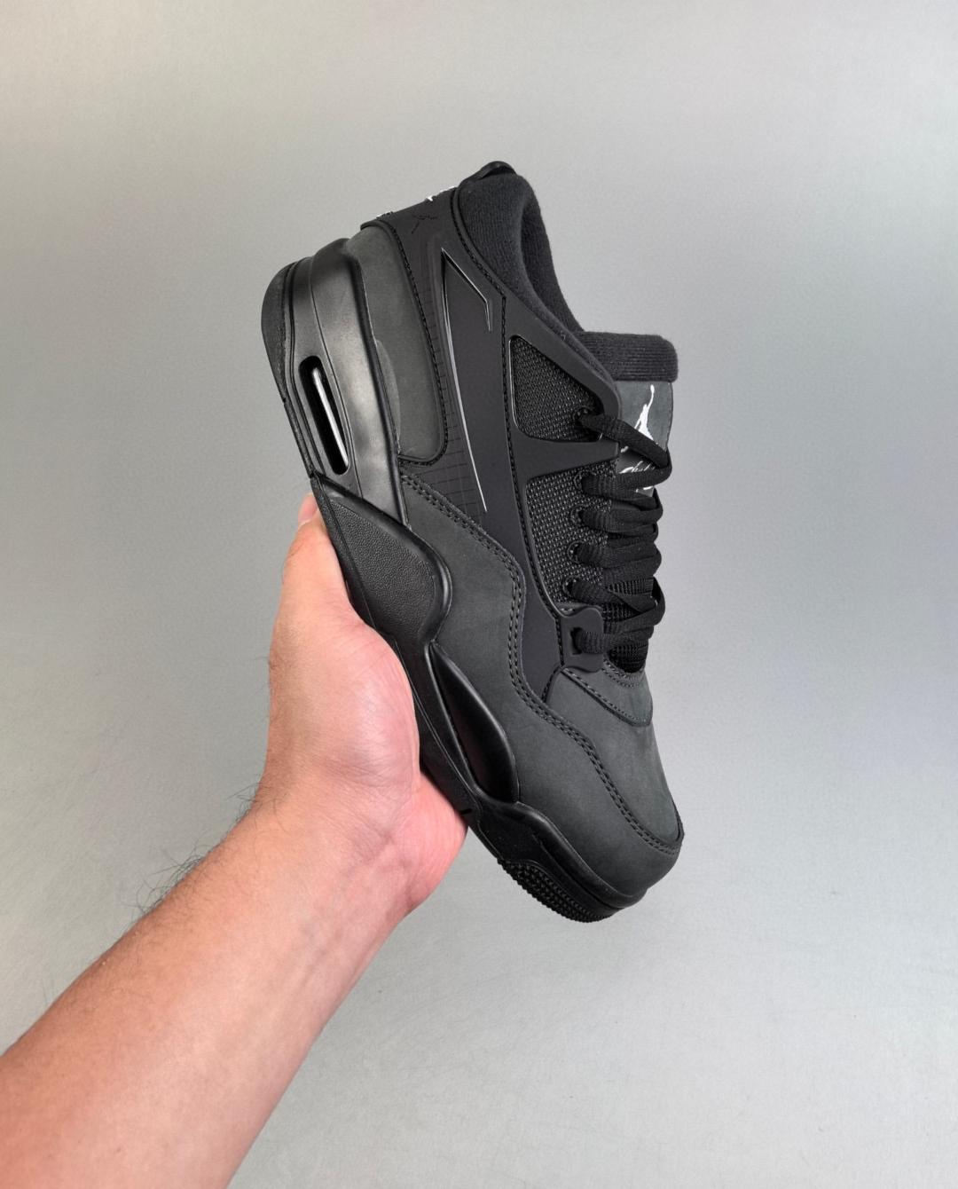 Real Leather With Half Air Jordan 4 36-47