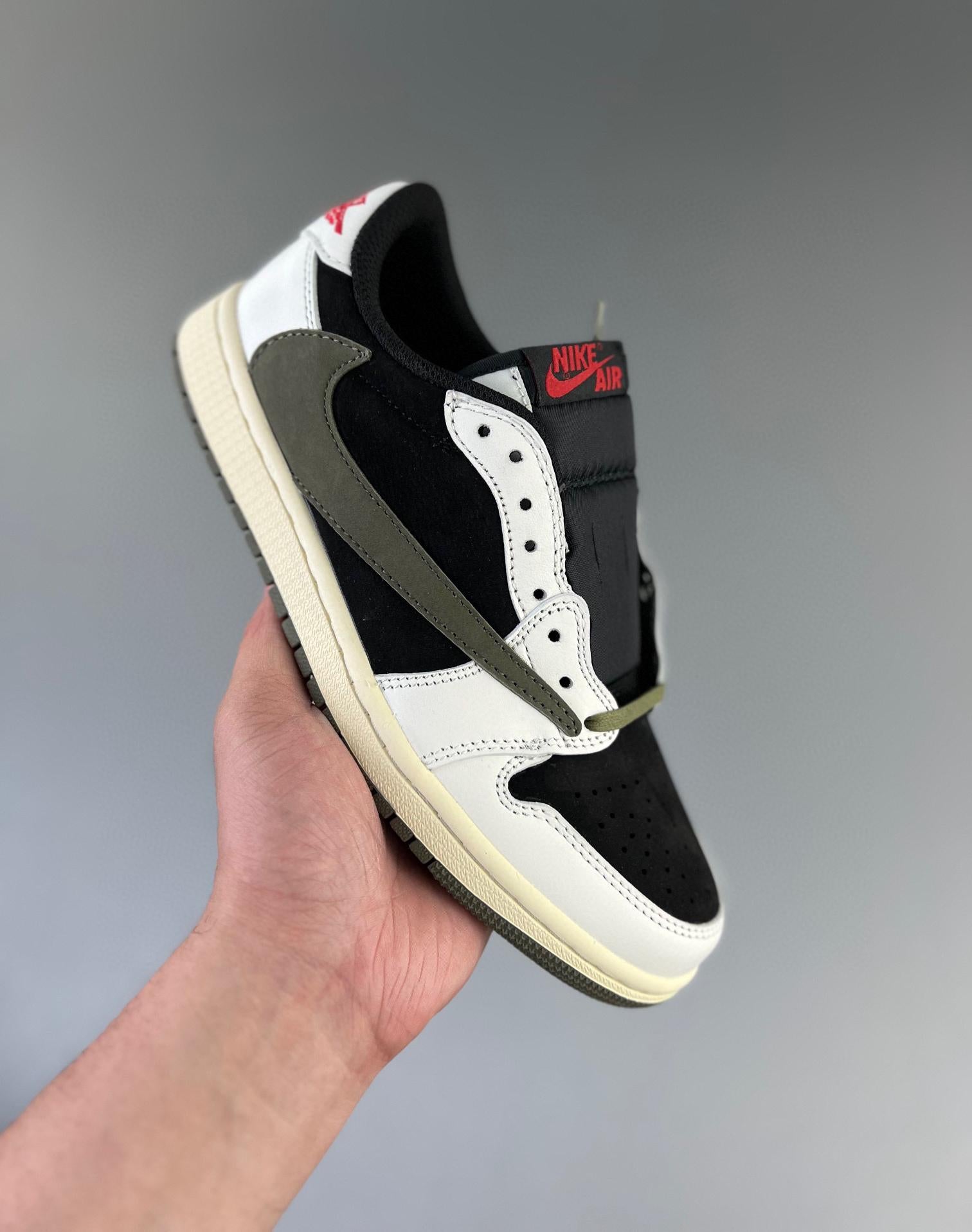 Travis Scott X Air Jordan 1 Low Sail Black 36-47