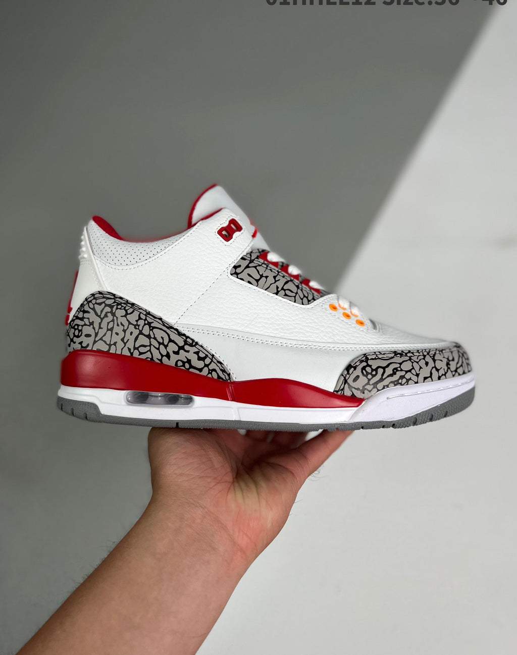 Air Jordan 3 Retro Cardinal 36-46