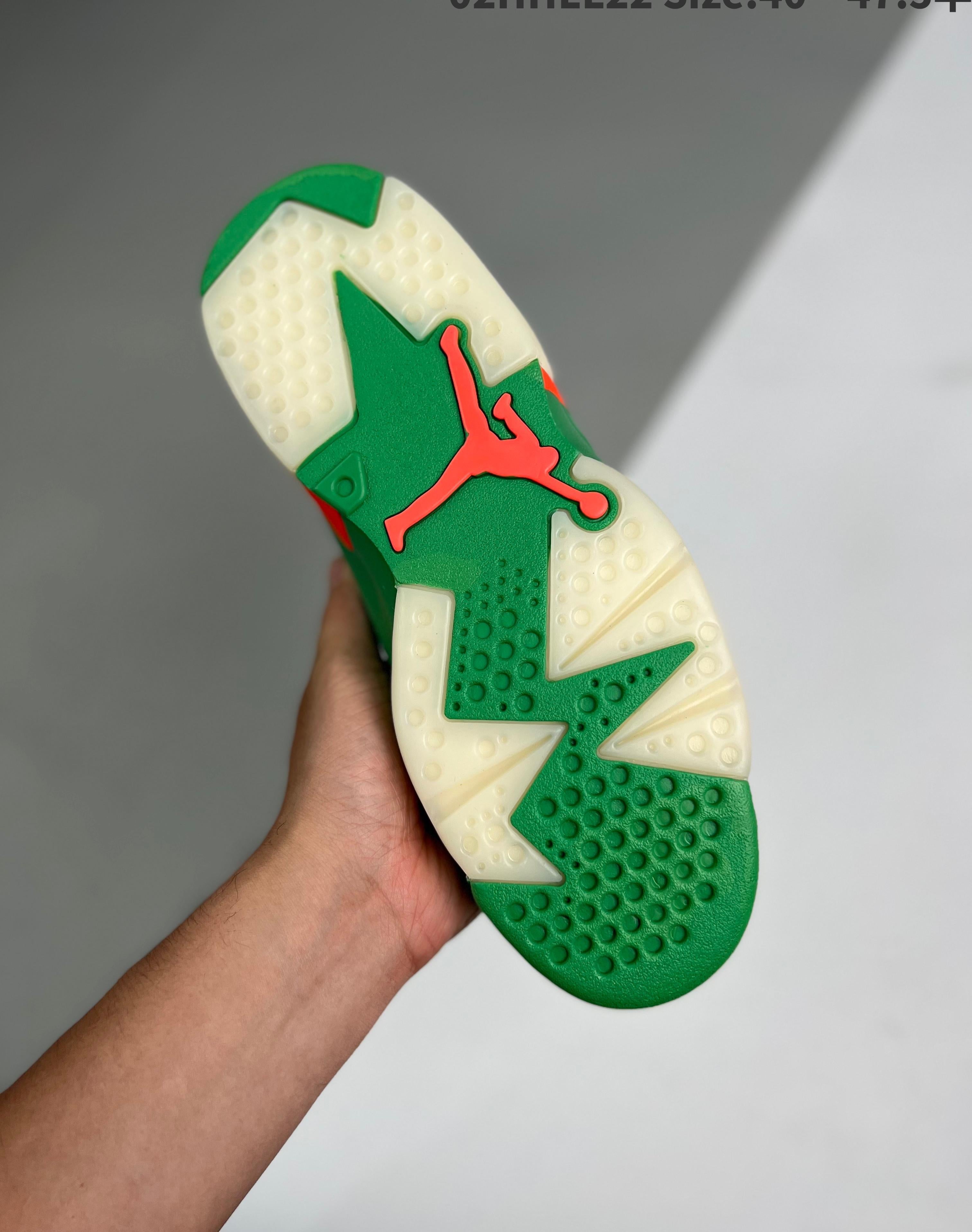 Air Jordan 6 Retro Nrg Green Suede Gatorade 40-47