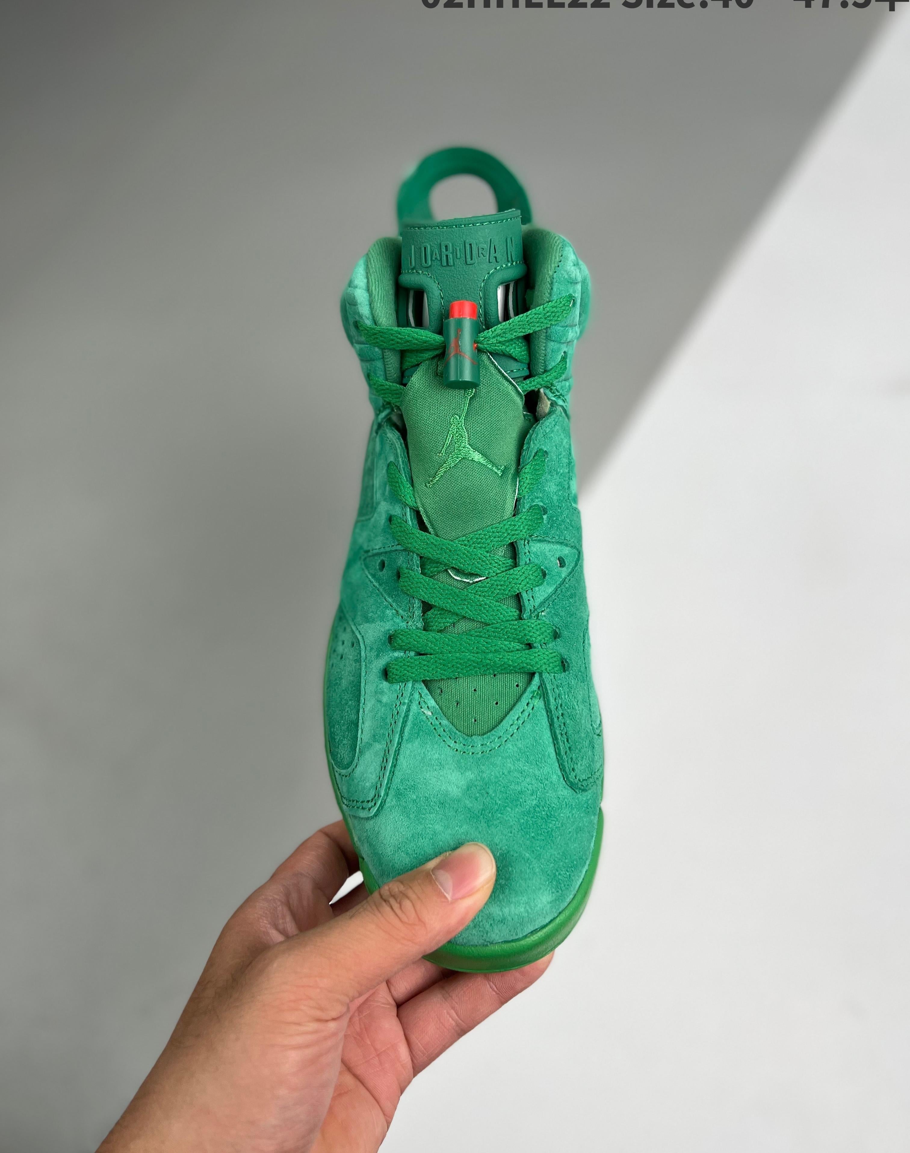 Air Jordan 6 Retro Nrg Green Suede Gatorade 40-47