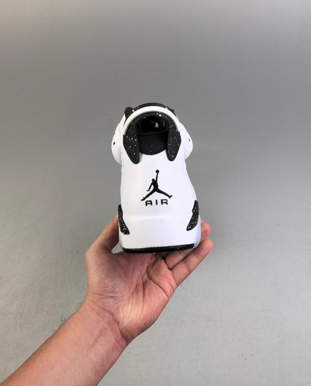 Real Leahter With Half Air Jordan 6 Retro Reverse Oreo 40-47