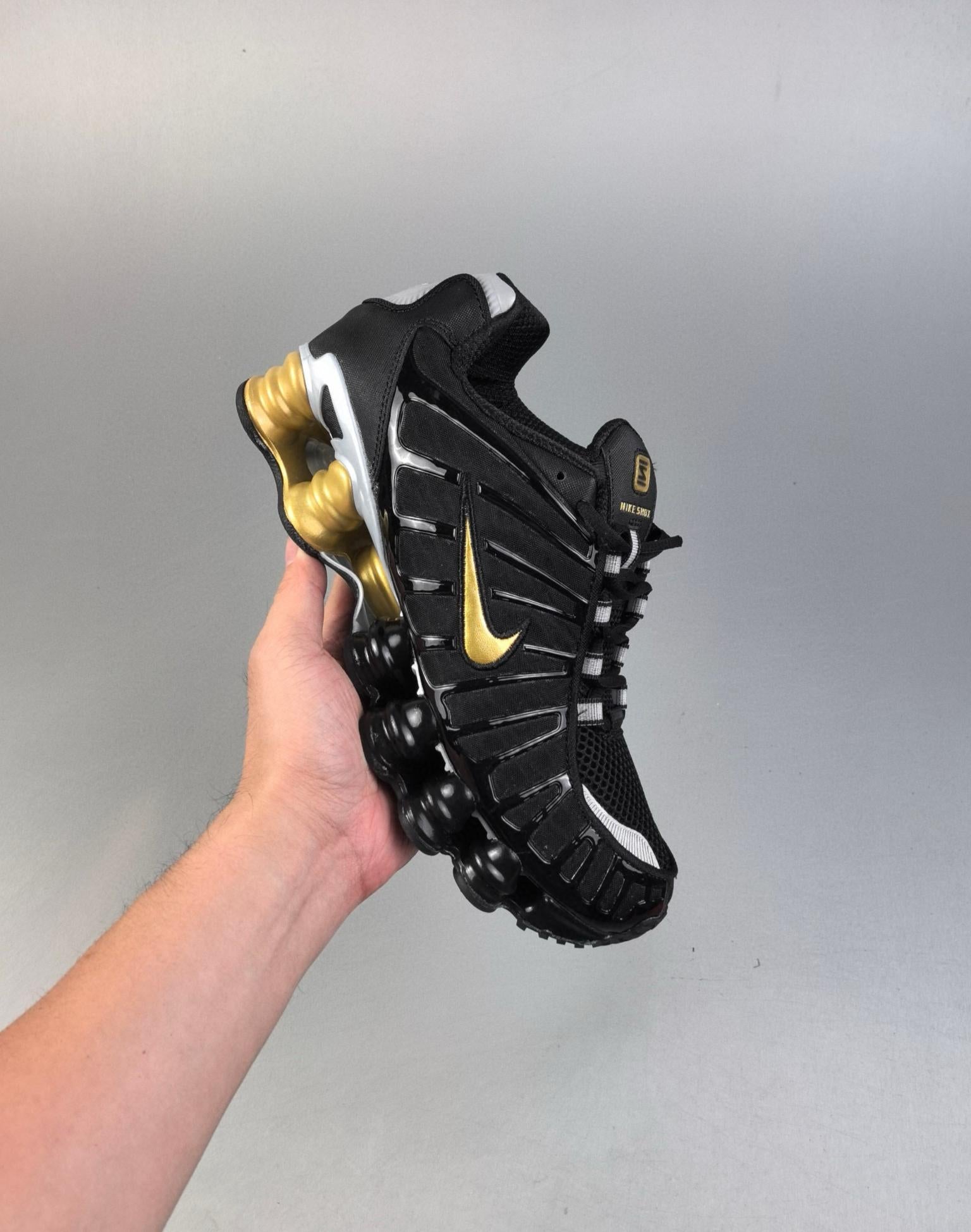 Neymar Jr X Shox Tl Black Gold Black Gold 36-46