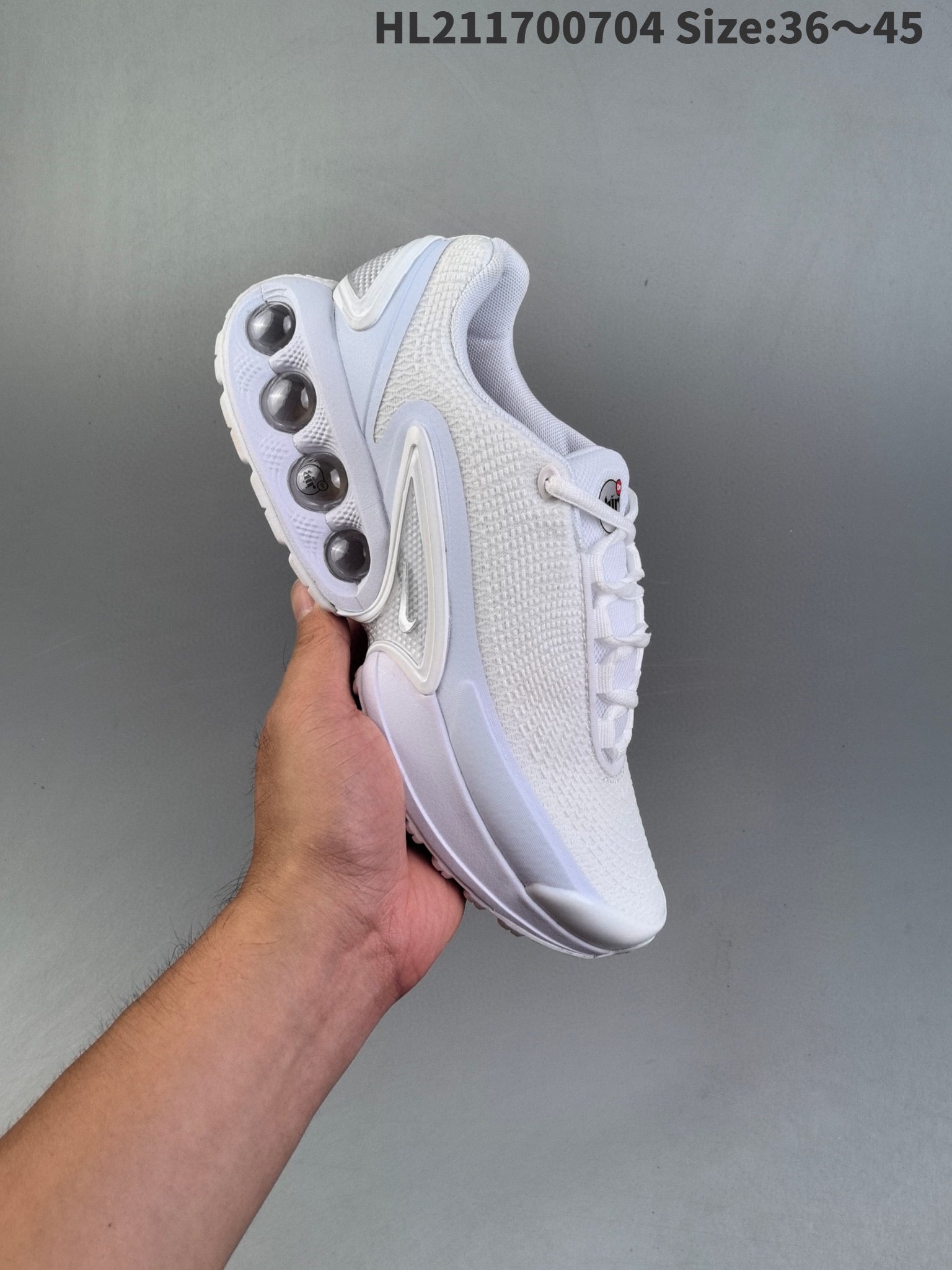 Air Max Dn All White Color 36-46