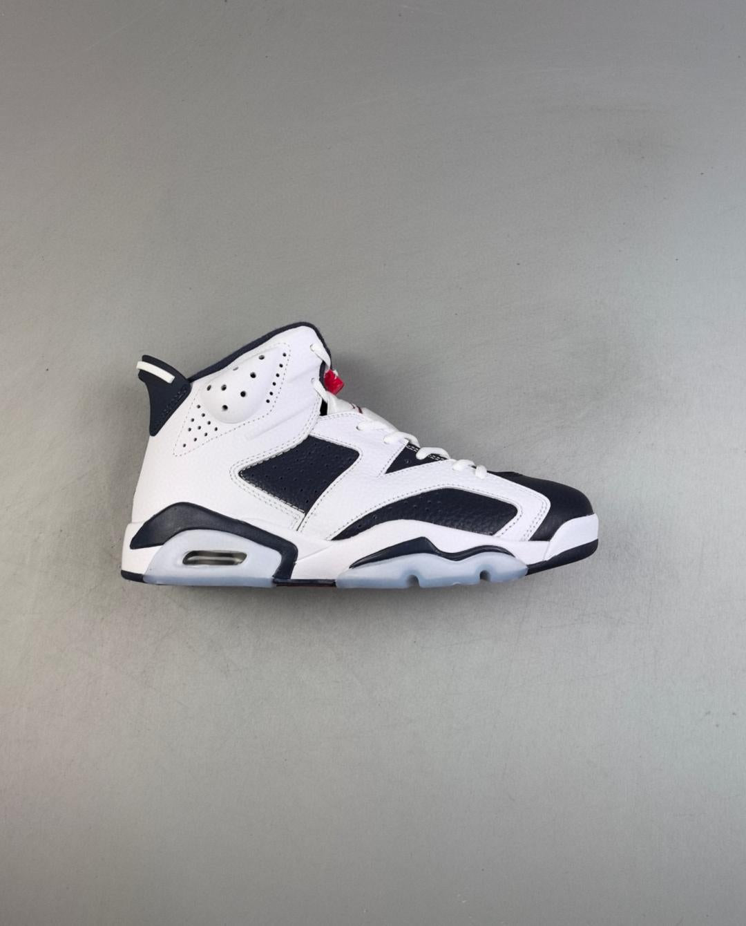 Real Leahter With Half Air Jordan 6 Retro Olympic 40-47