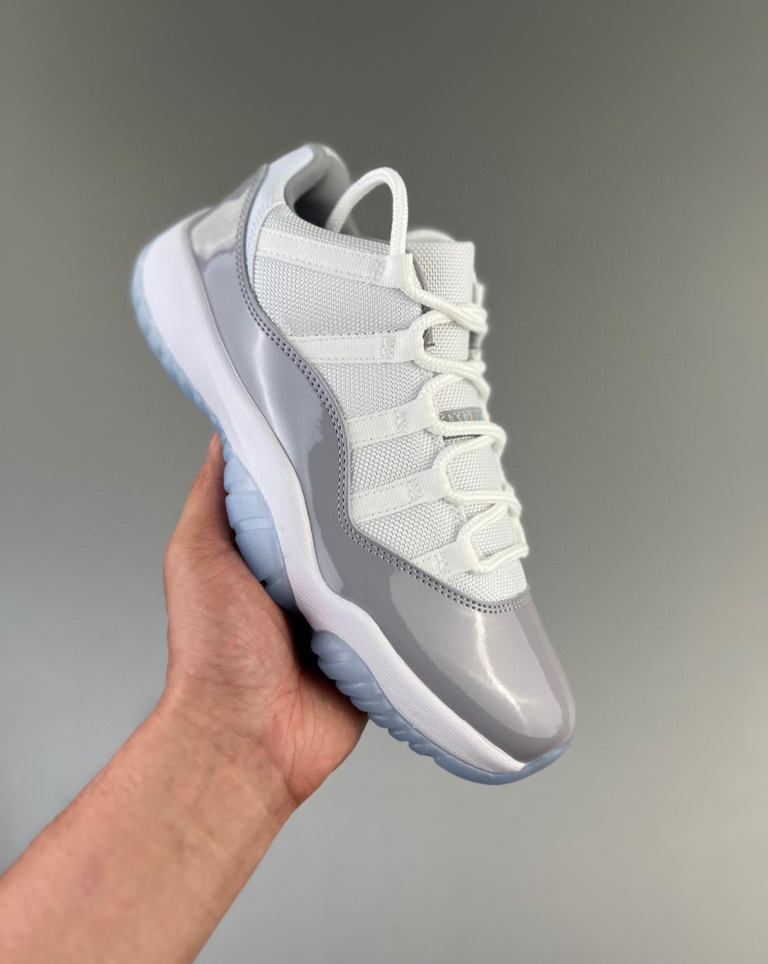 Air Jordan 11 Retro Low White Grey 40-47