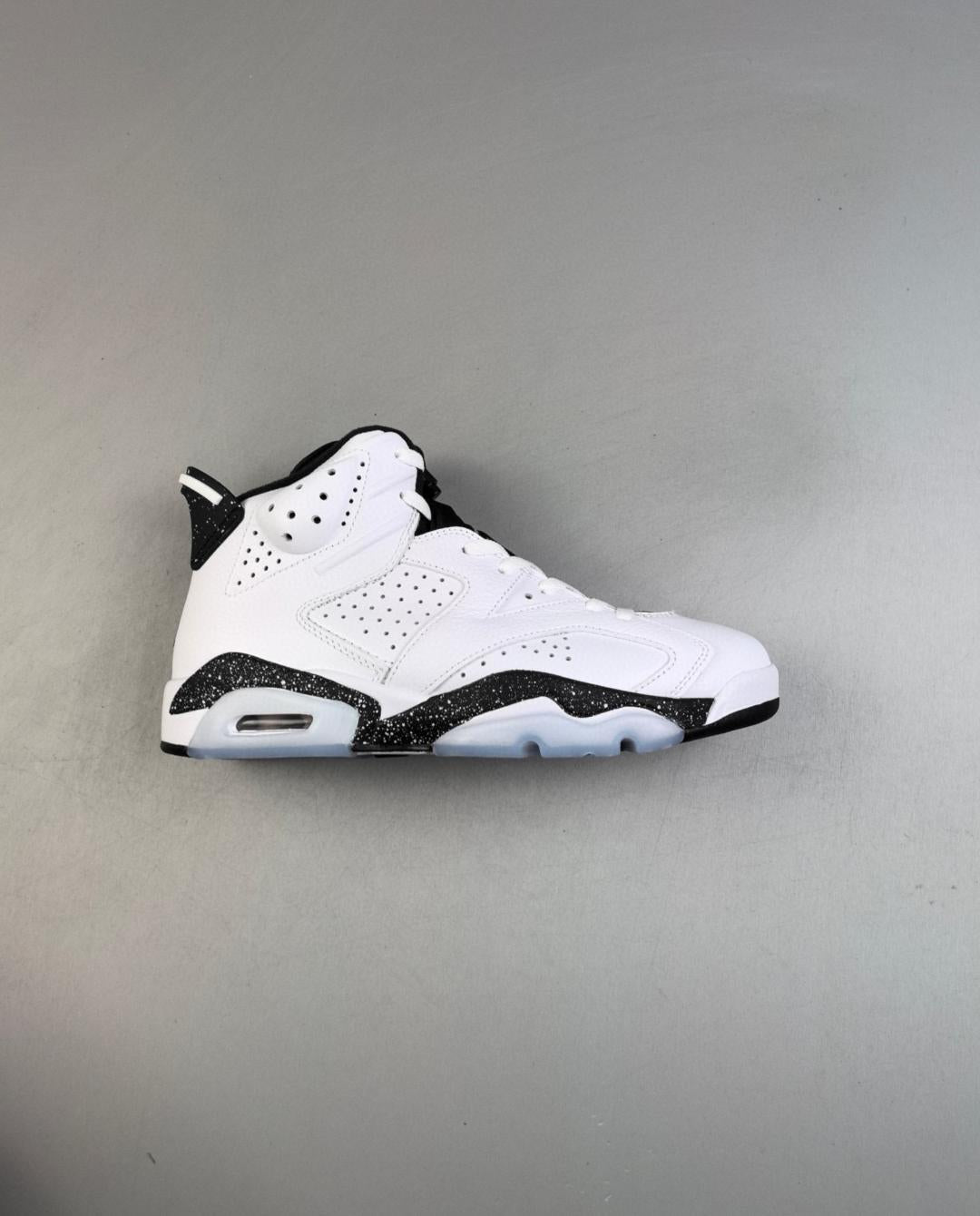 Real Leahter With Half Air Jordan 6 Retro Reverse Oreo 40-47