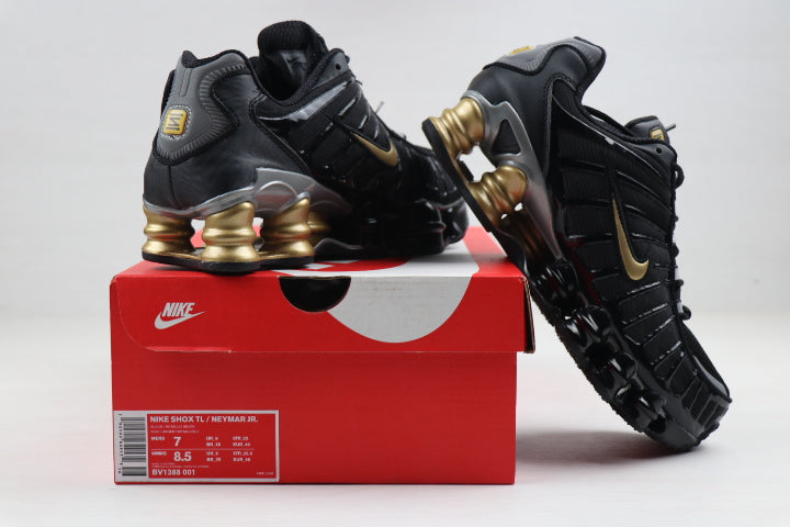 Neymar Jr X Shox Tl Black Gold Black Gold 36-46