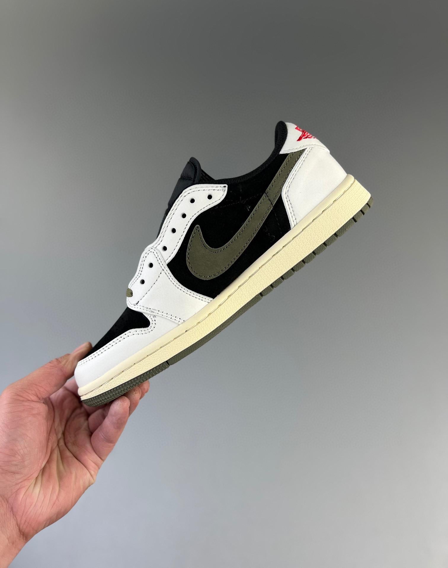 Travis Scott X Air Jordan 1 Low Sail Black 36-47