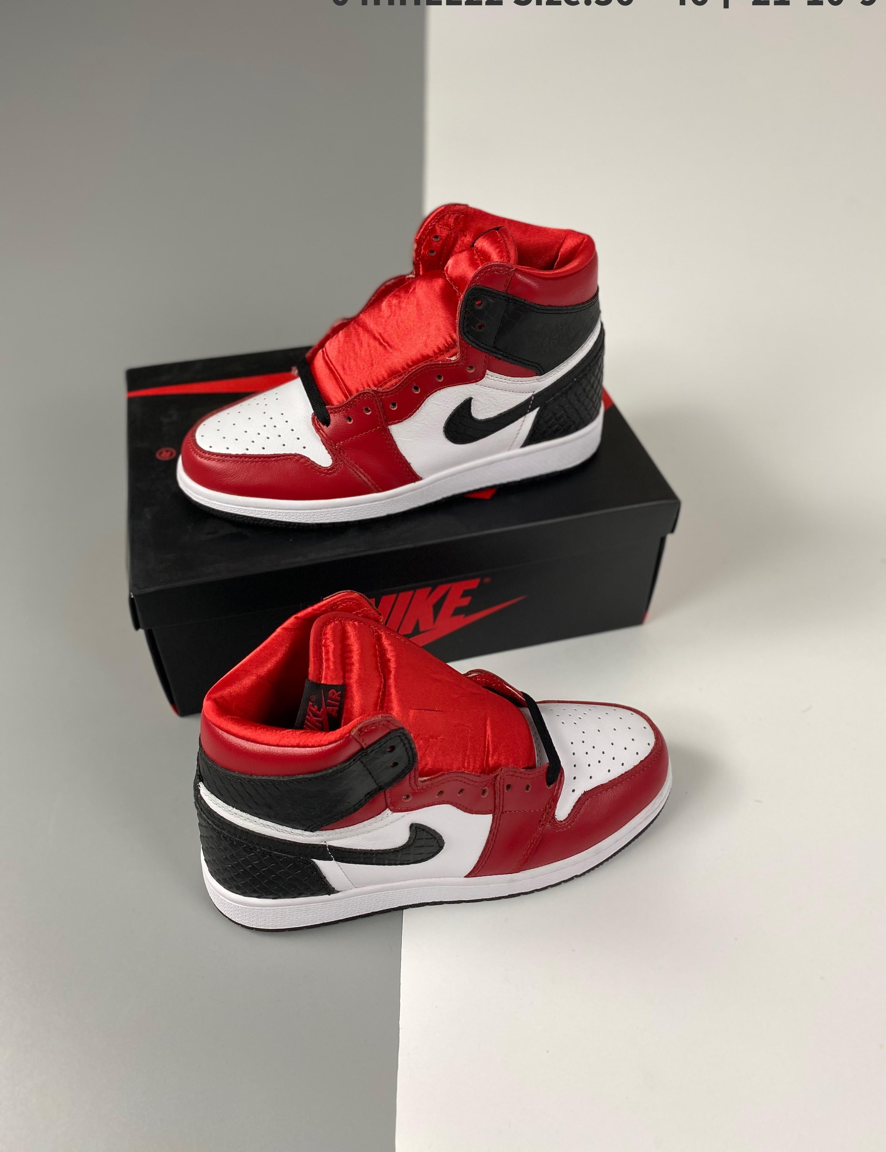 Real Leather Air Jordan 1 Retro High 36-46