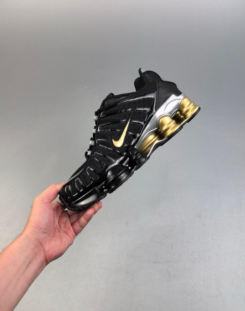 Neymar Jr X Shox Tl Black Gold Black Gold 36-46