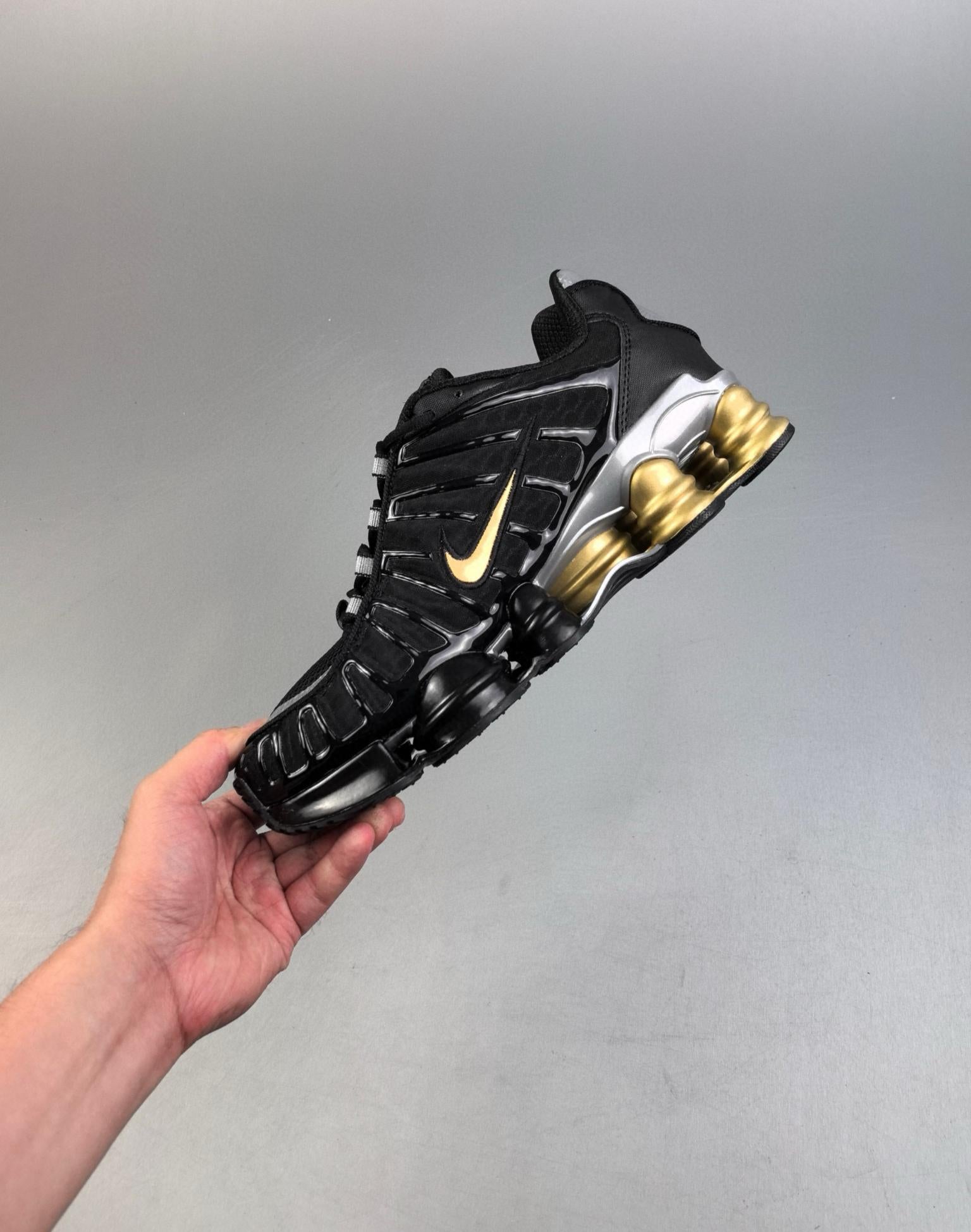 Neymar Jr X Shox Tl Black Gold Black Gold 36-46