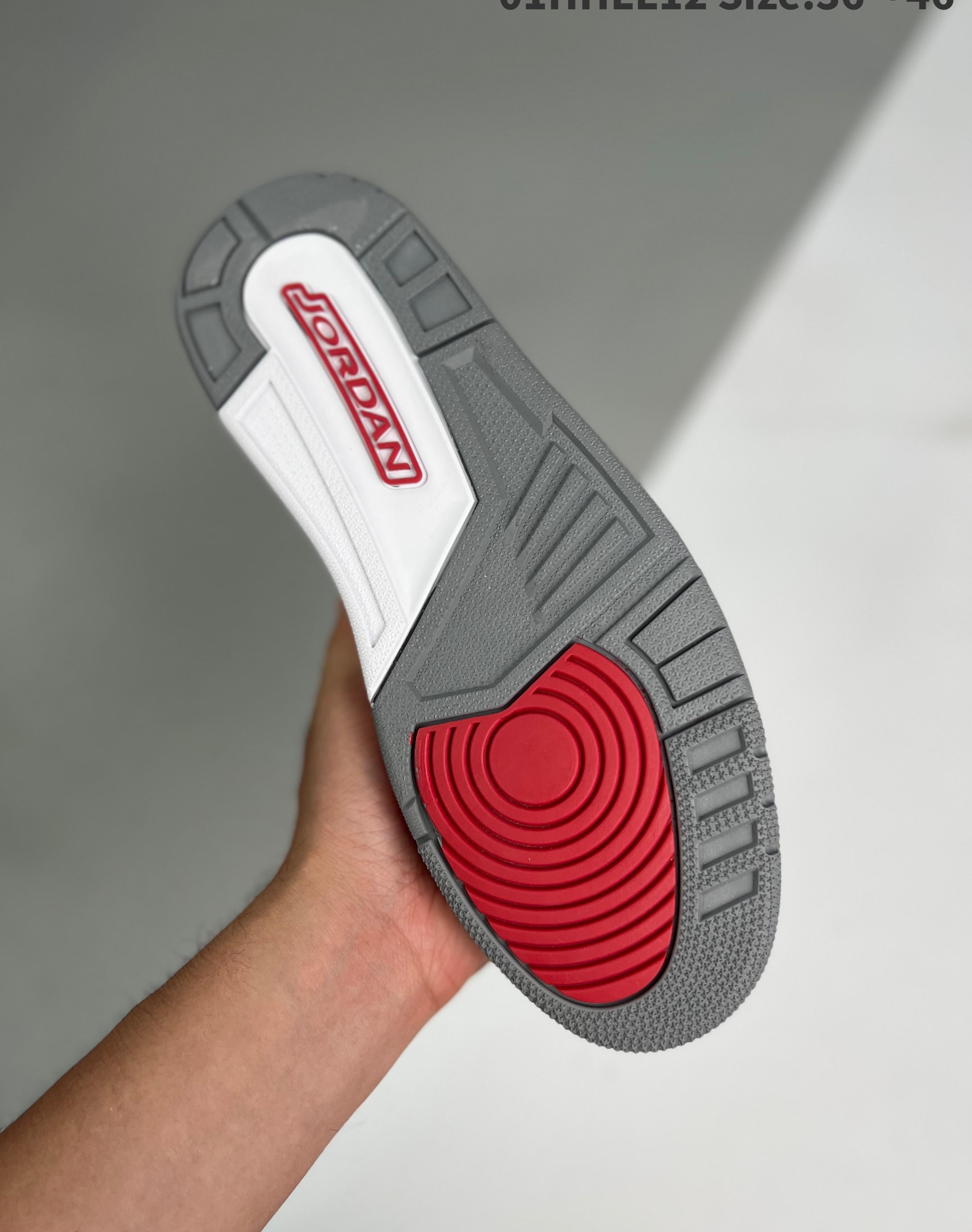 Air Jordan 3 Retro Cardinal 36-46