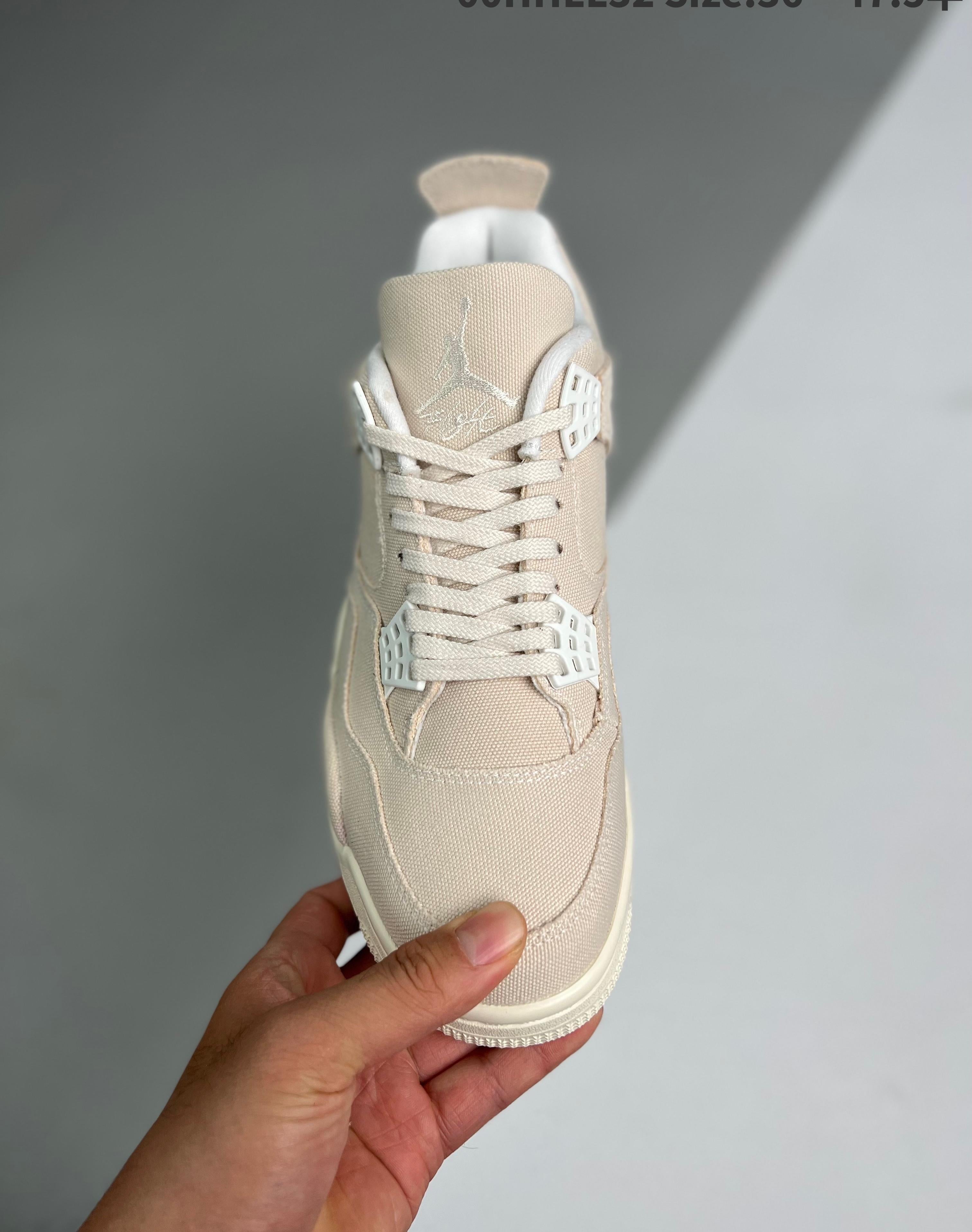 Air Jordan 4 Wmns Sail Canvas 36-47