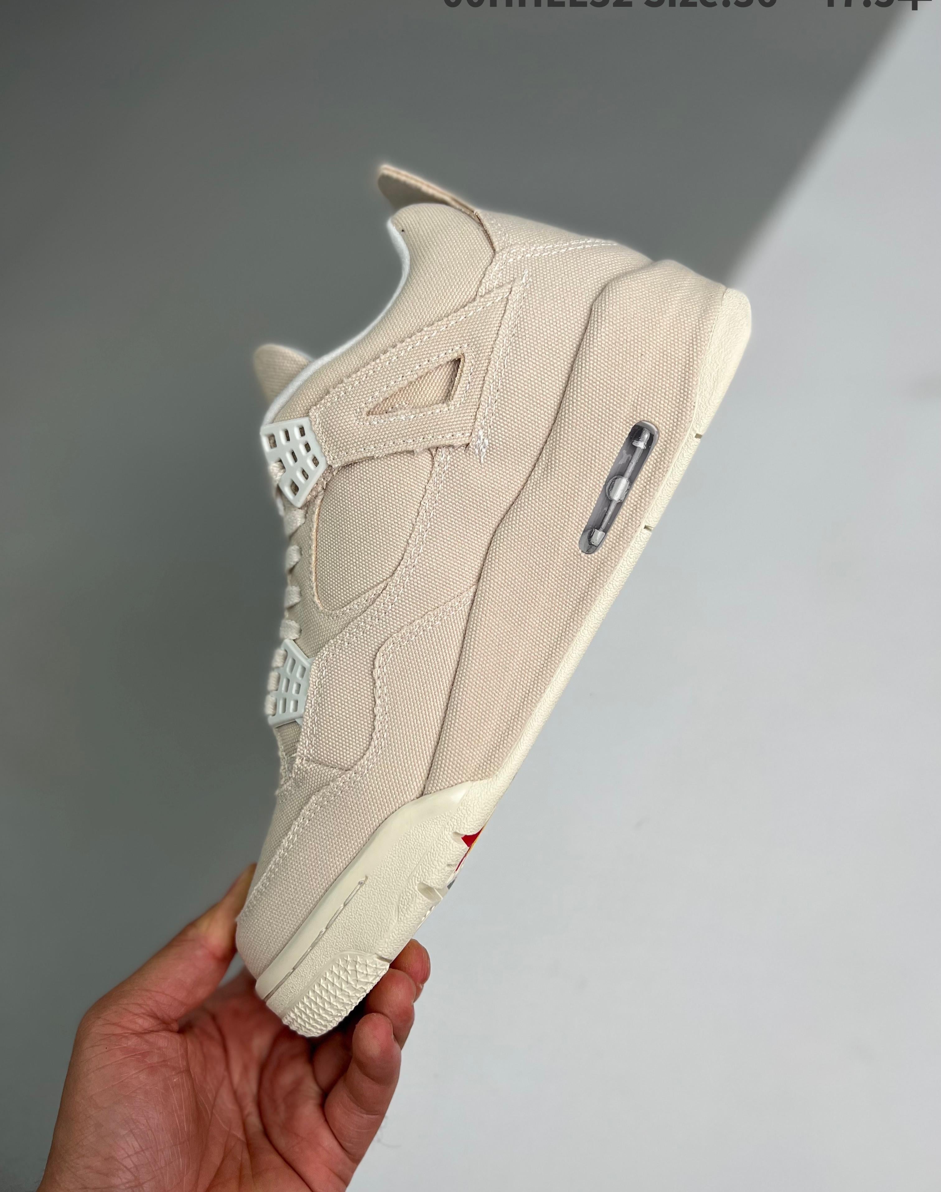 Air Jordan 4 Wmns Sail Canvas 36-47