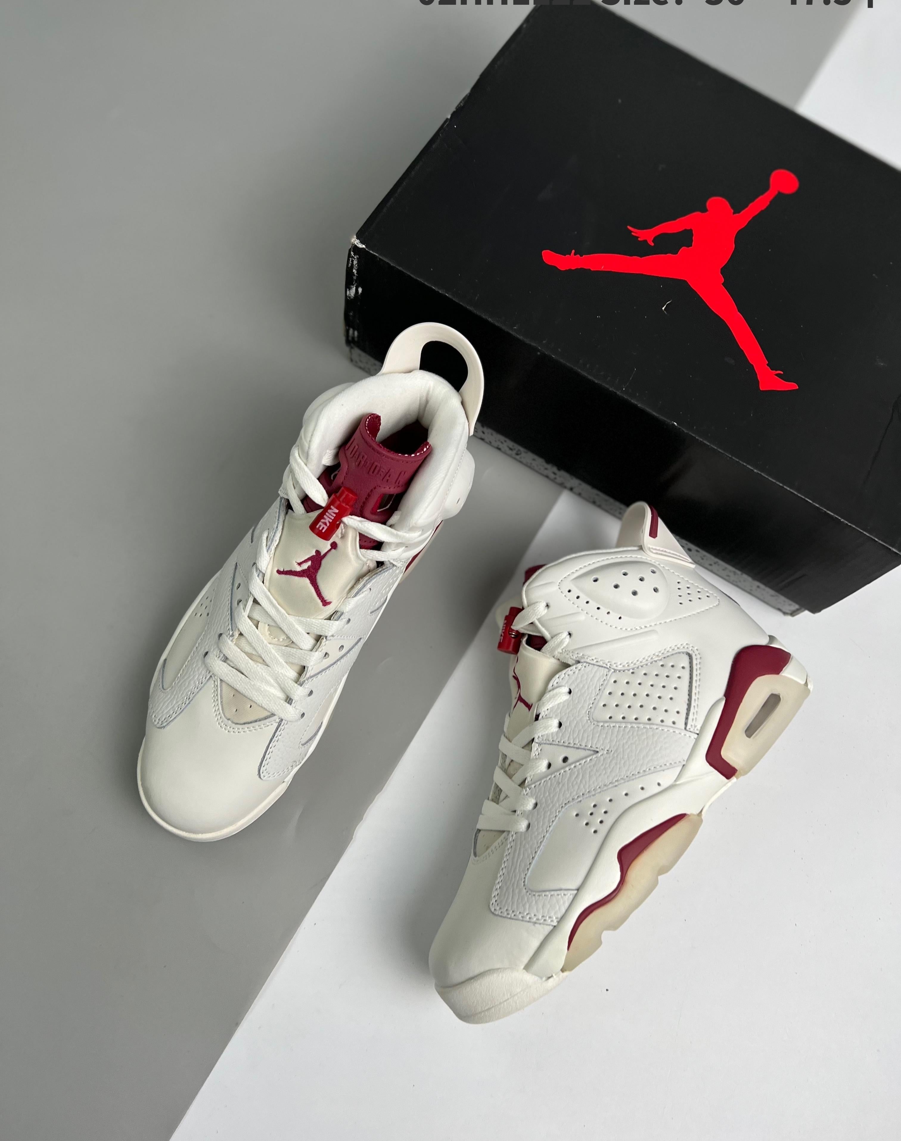 Air Jordan 6 Retro Maroon 36-47