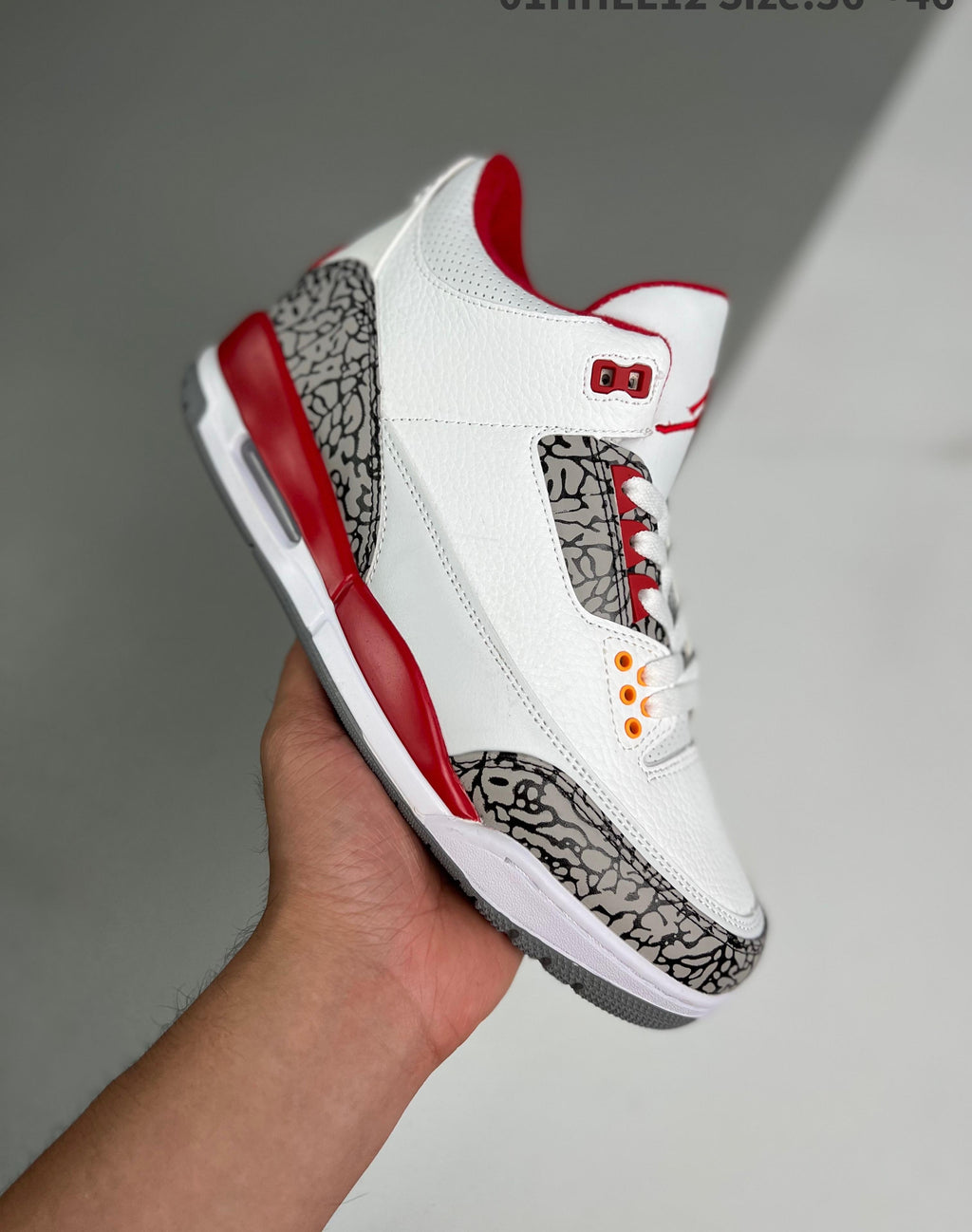 Air Jordan 3 Retro Cardinal 36-46