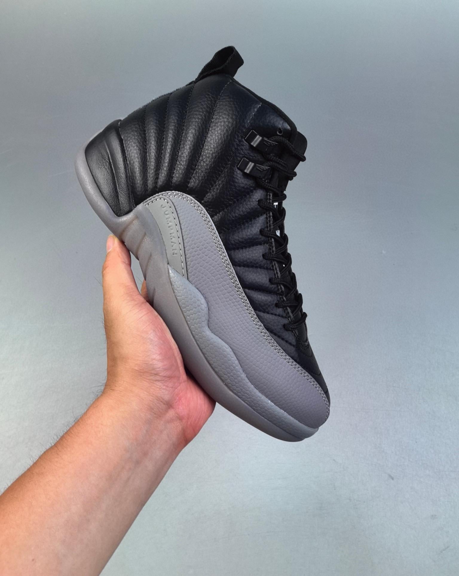 Air Jordan 12 Retro Black Wolf Grey 40-47