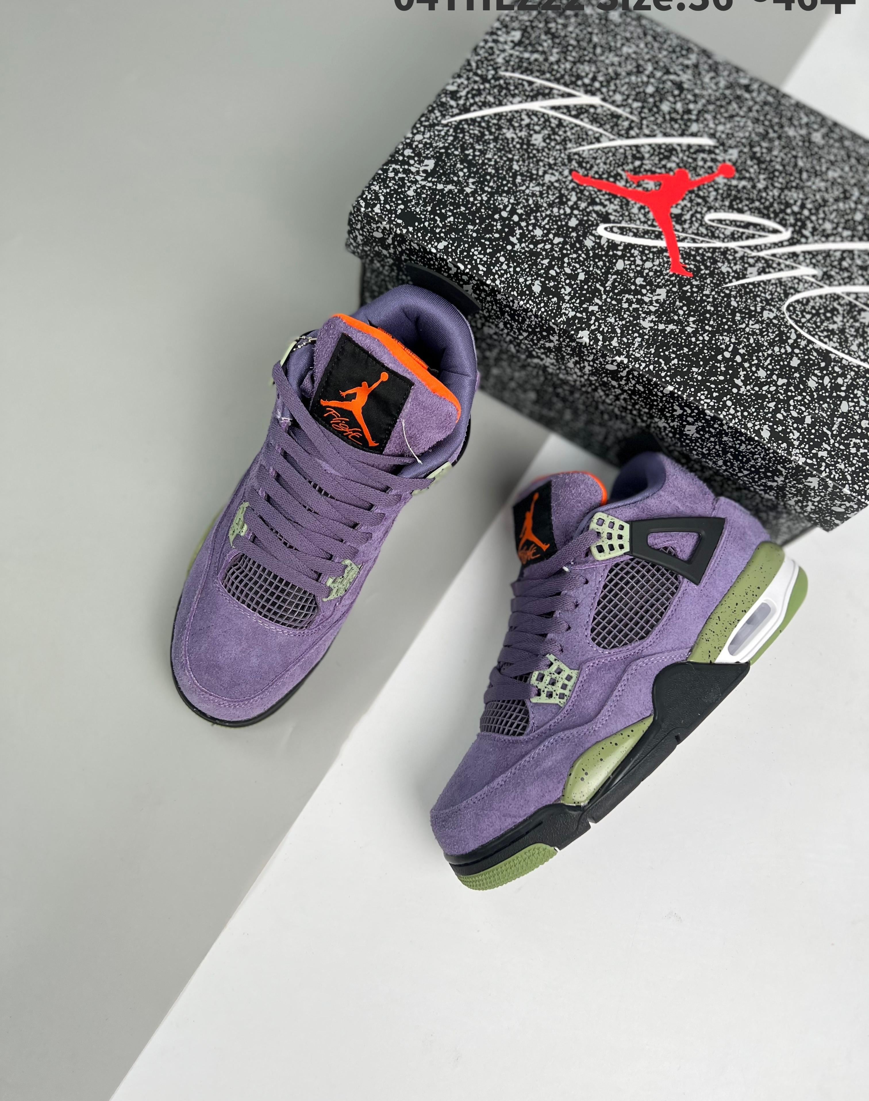 Air Jordan 4 Retro Canyon Purple 36-46