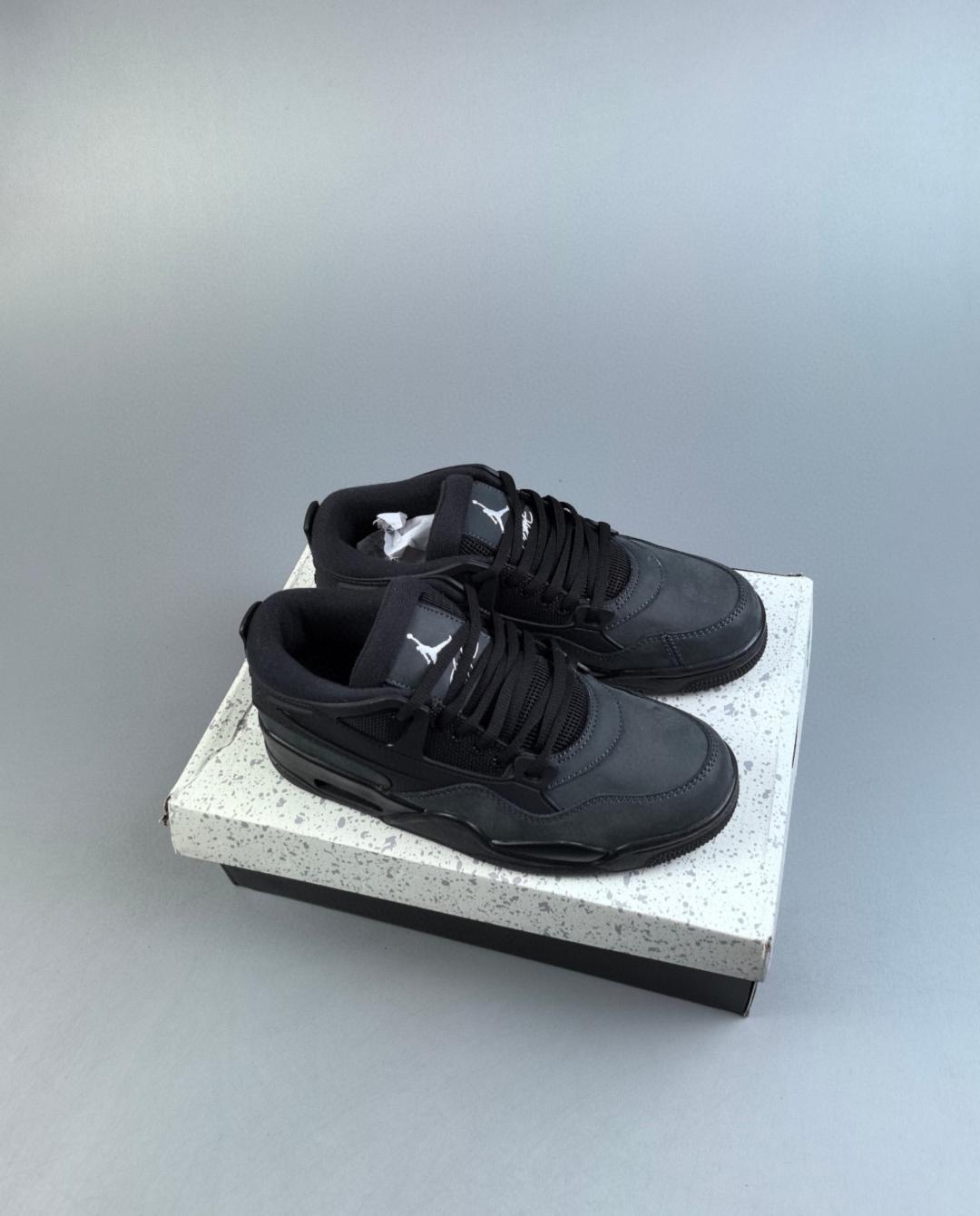 Real Leather With Half Air Jordan 4 36-47
