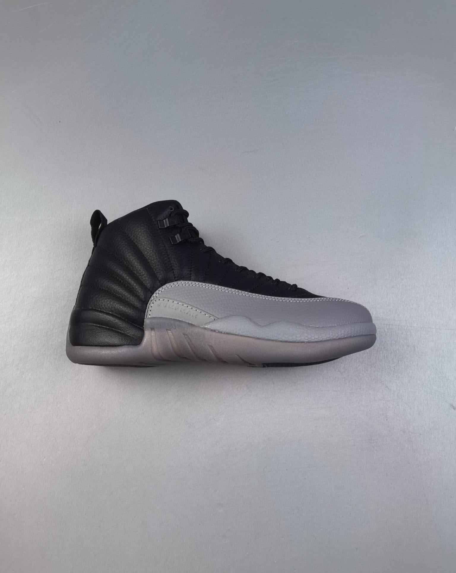 Air Jordan 12 Retro Black Wolf Grey 40-47