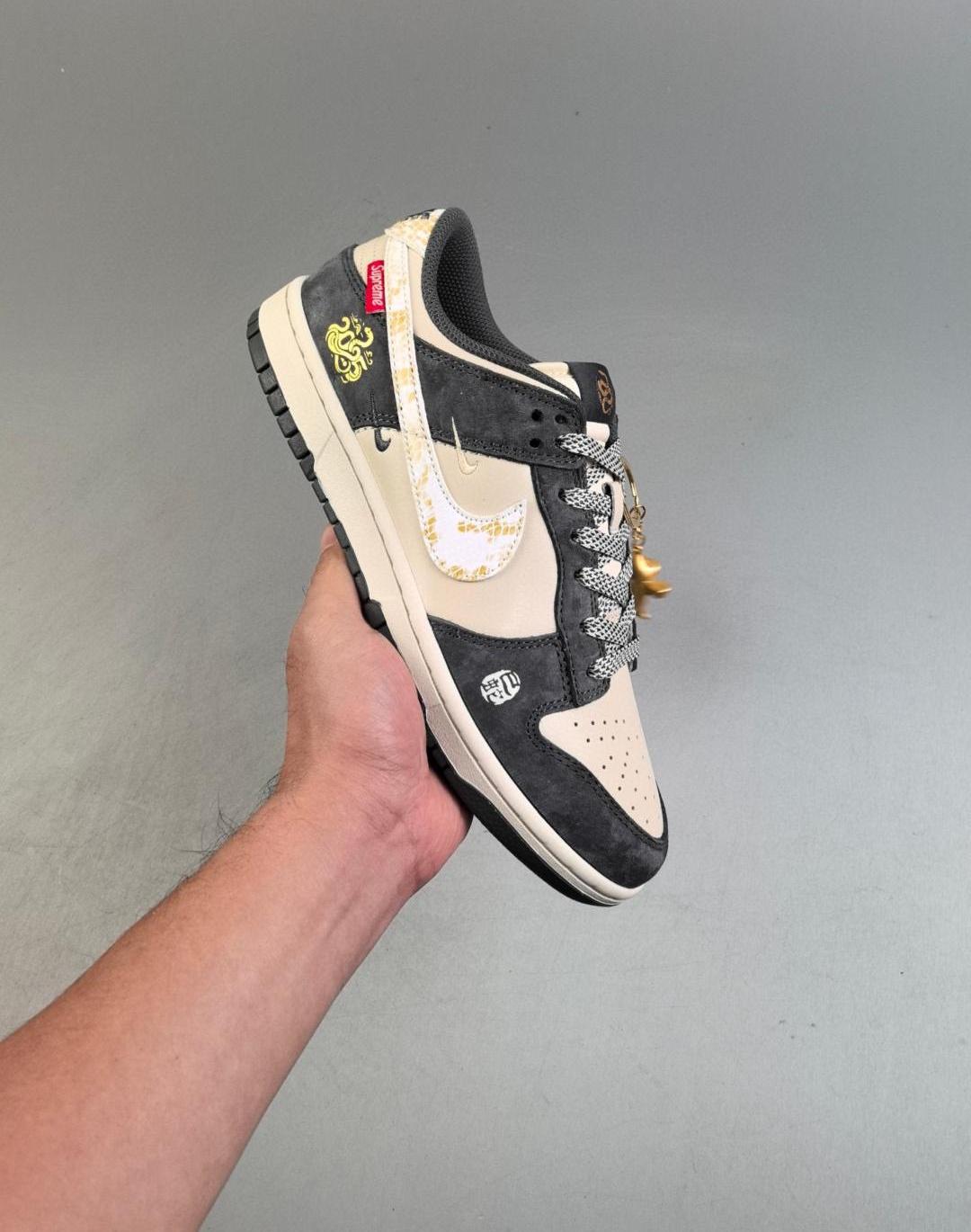 Real Leather With Half Size Supreme X Dunk Sb Low Sup 36-45