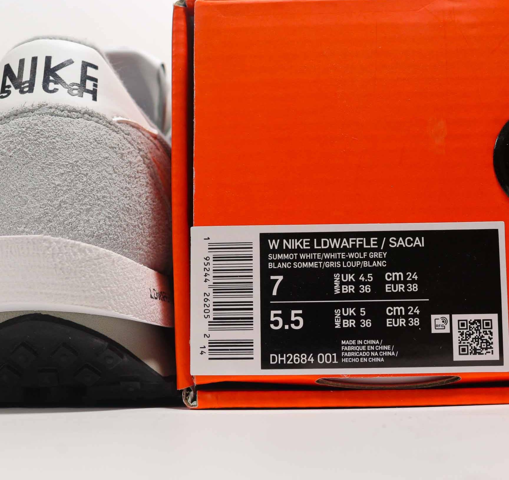 240 Sacai Dh2684-001 36-46