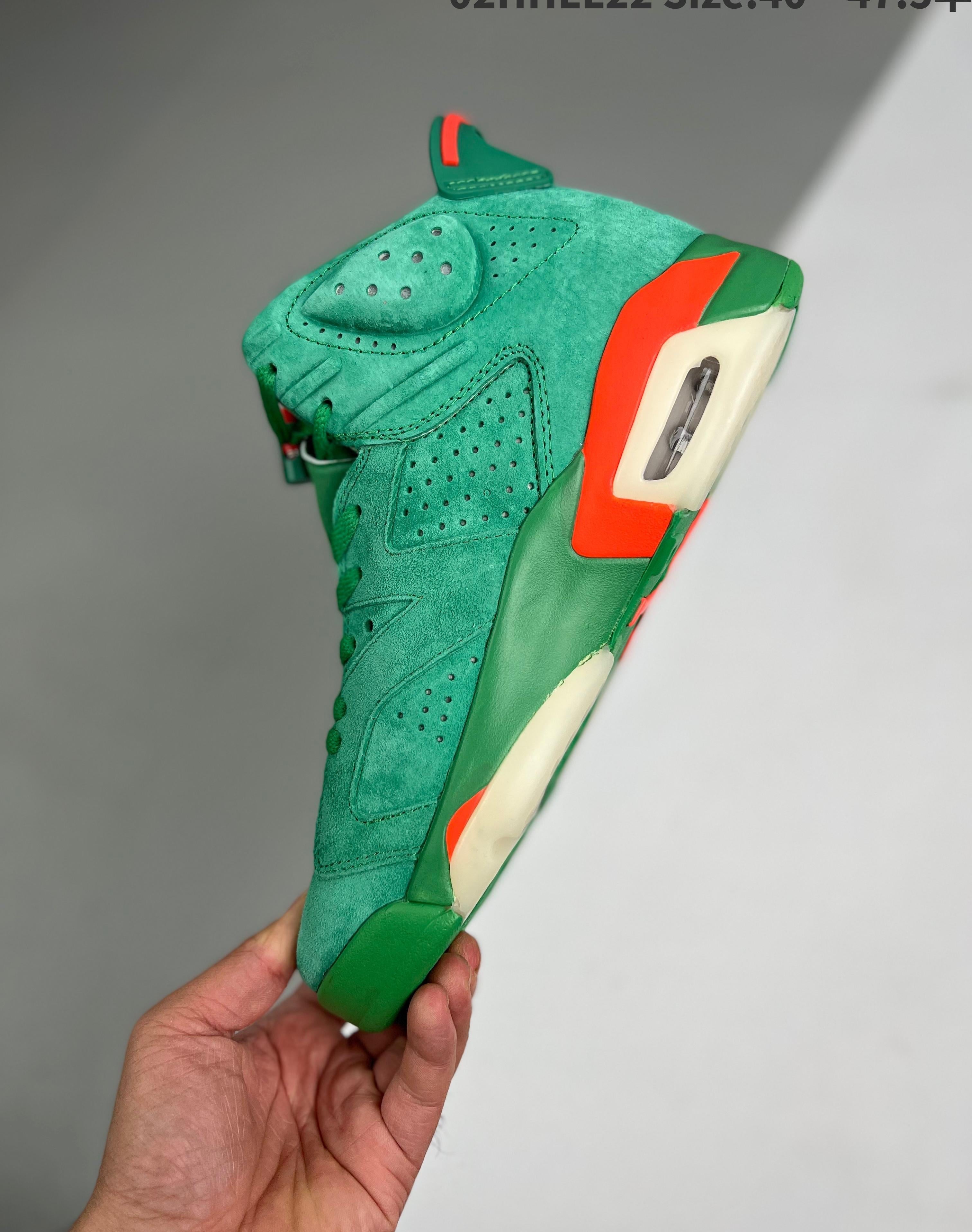 Air Jordan 6 Retro Nrg Green Suede Gatorade 40-47