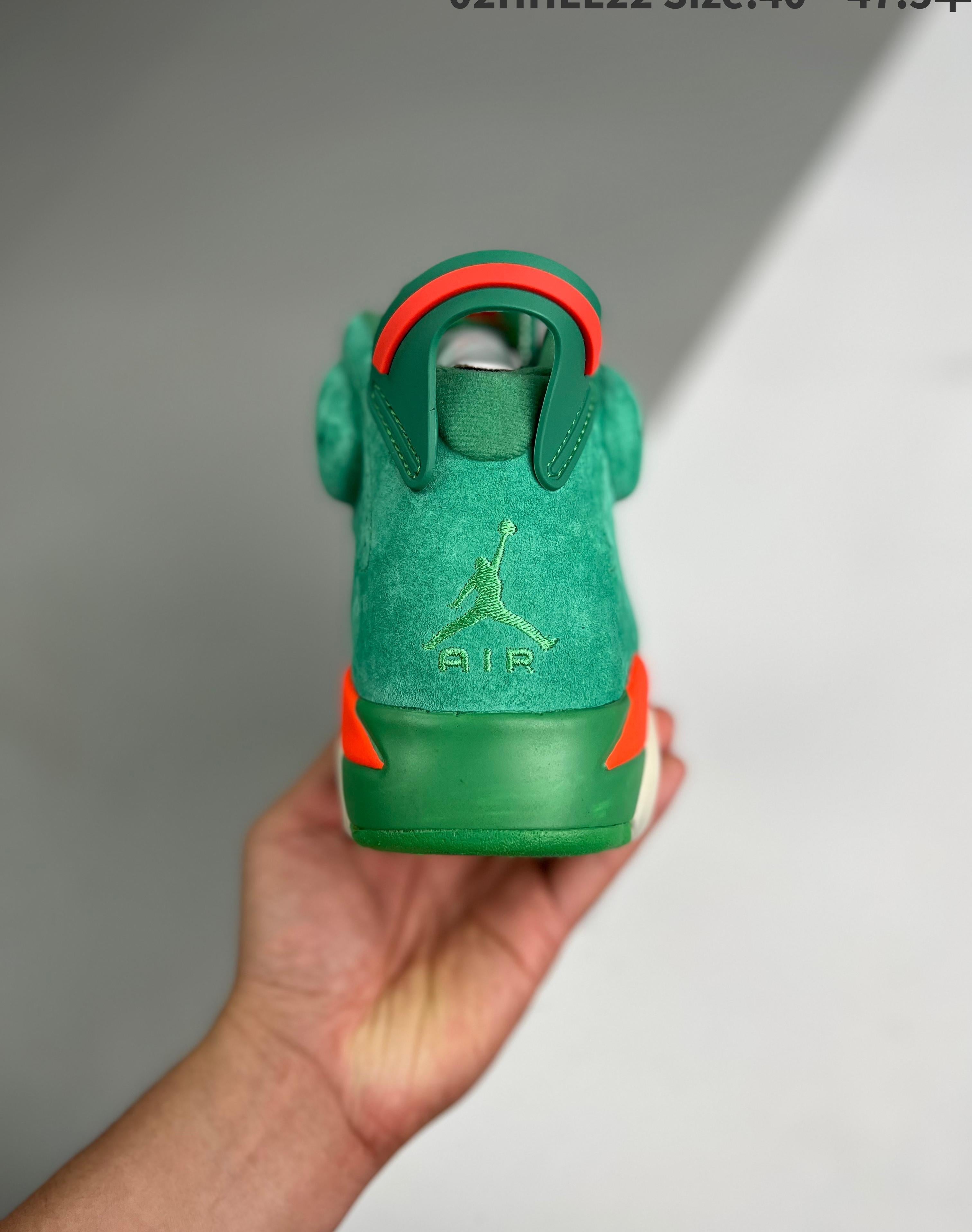 Air Jordan 6 Retro Nrg Green Suede Gatorade 40-47
