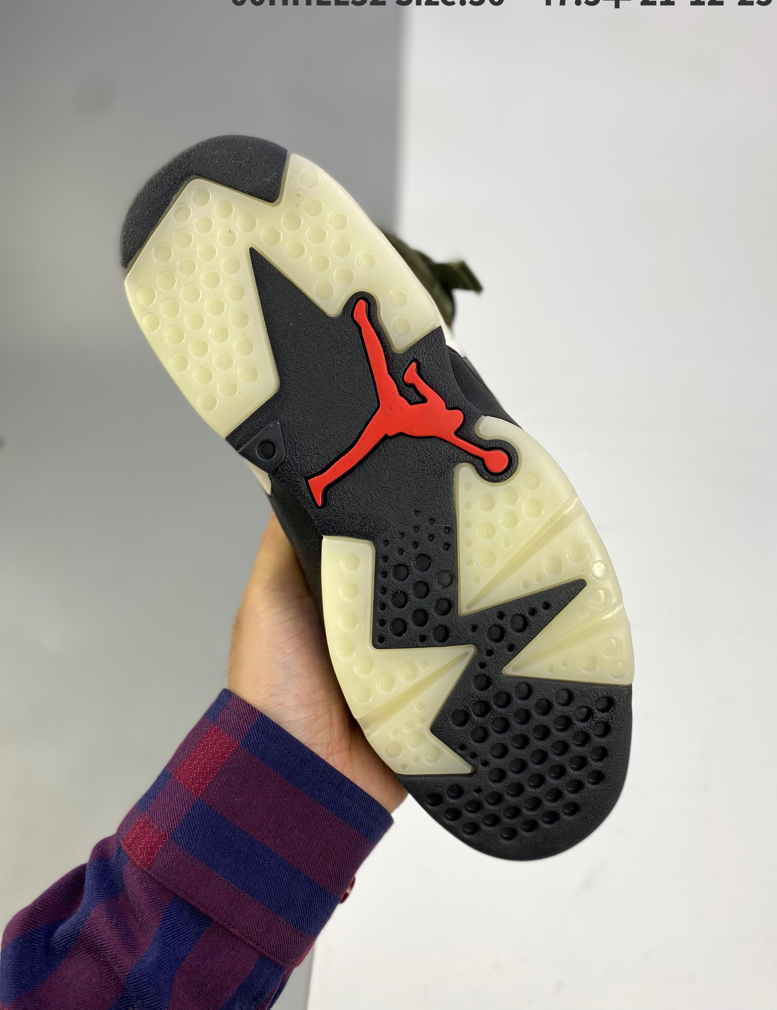 Travis Scott X Air Jordan 6 Medium Olive 36-47