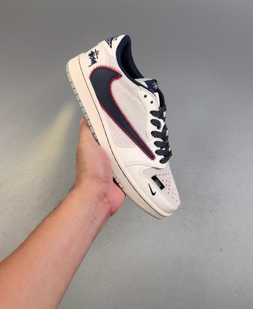 Stussy X Travis Scott X Air Jordan 1 Low 36-45