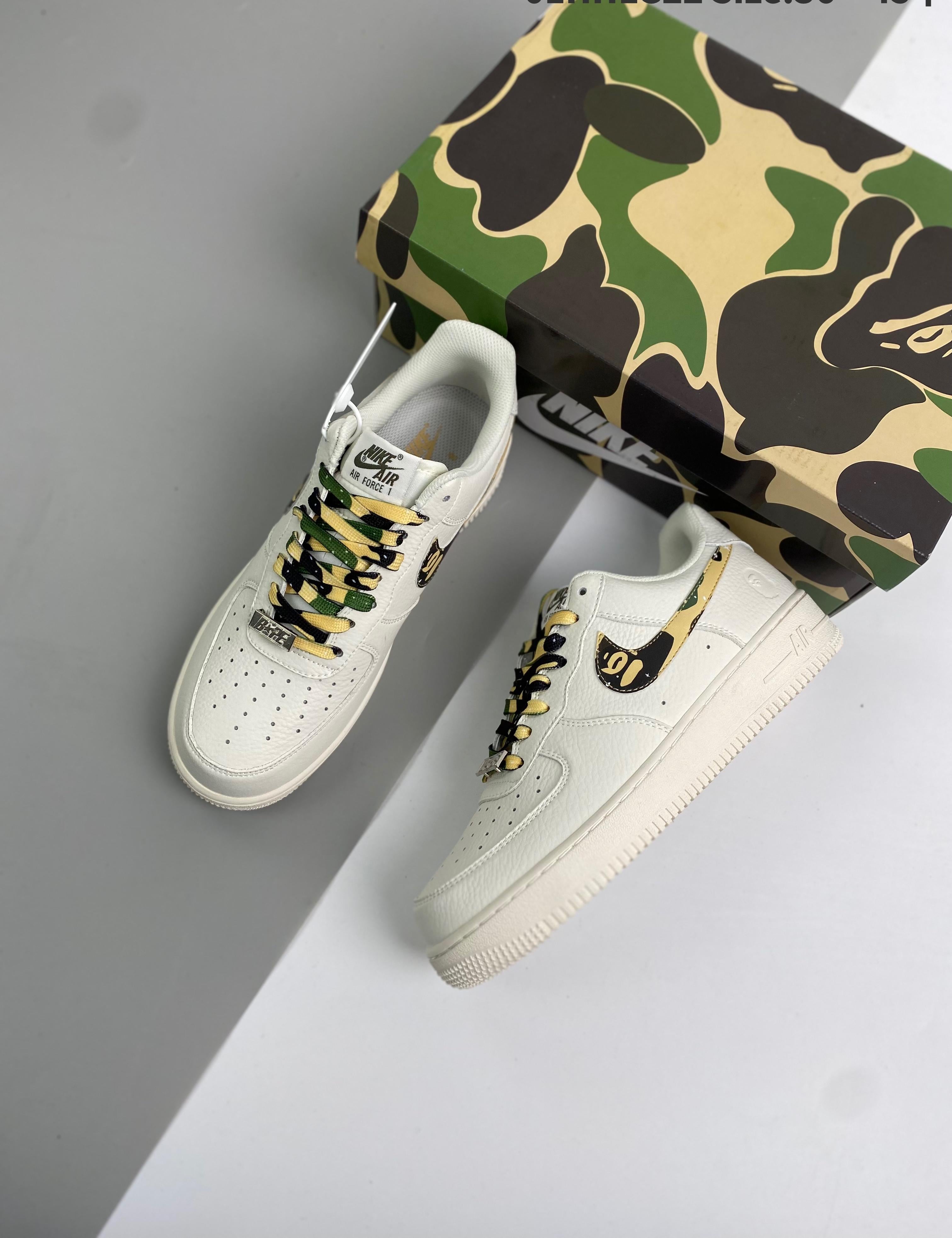 Nigo Bape Air Force 1 Low 36-45