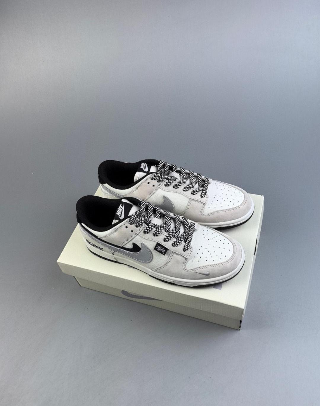 Real Leather With Half Size Stussy X Dunk Sb Low 36-45