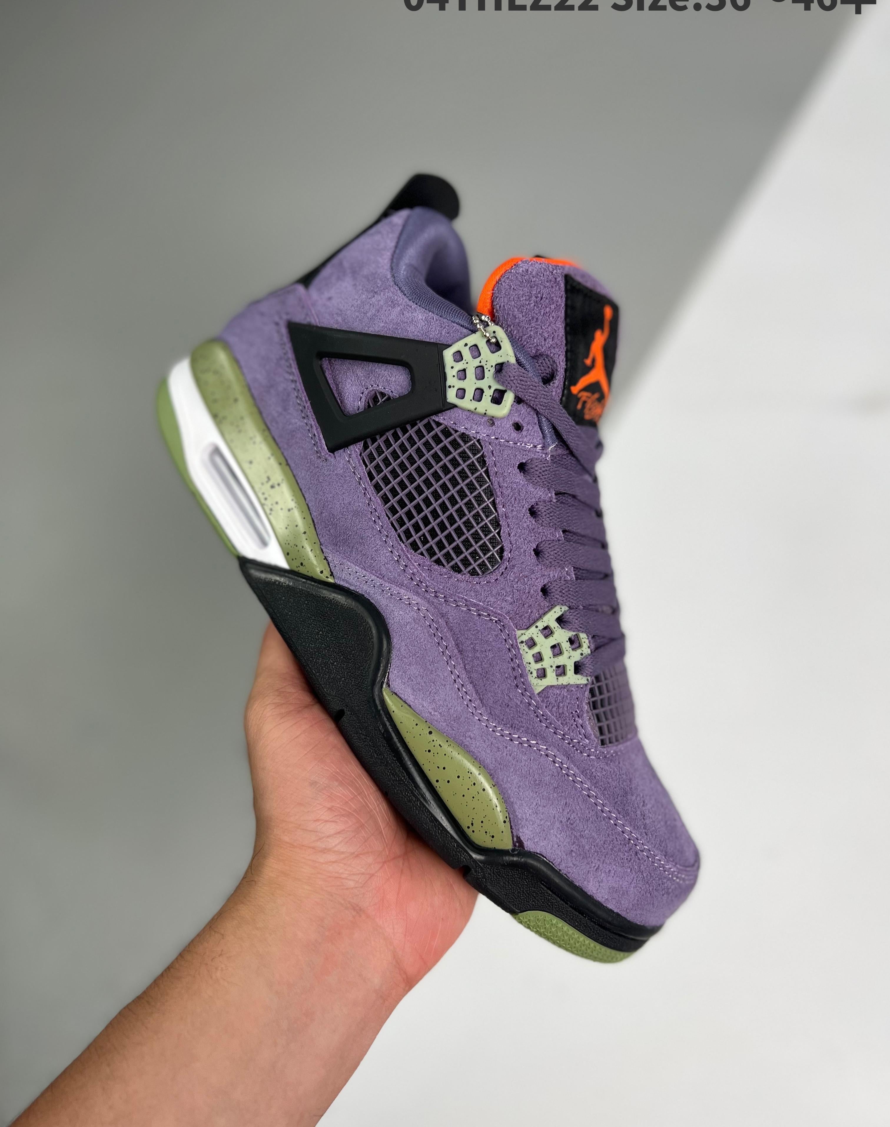 Air Jordan 4 Retro Canyon Purple 36-46